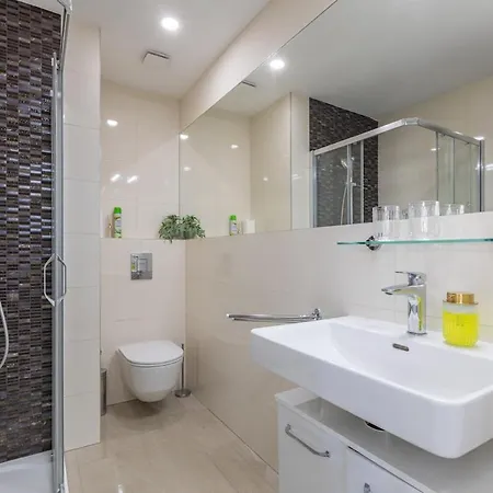Newly Renovated Flat With A Loft شقة براغ